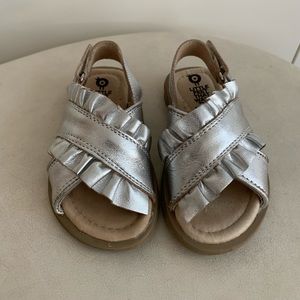 Old Soles Metallic Silver Sandals
